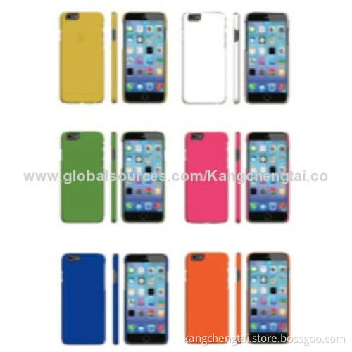 Metallic Spray Finished Matte Hard-shell Cases for iPhone 6, Durable PC Material, Lightweight